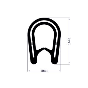 Canalina armata 10×13,5 2 alette