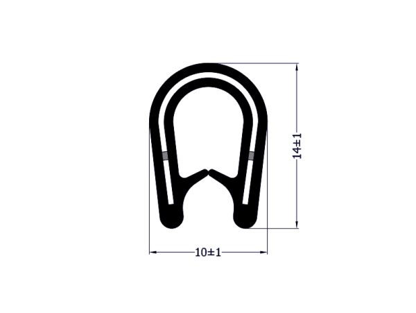 Canalina armata 10×13,5 2 alette