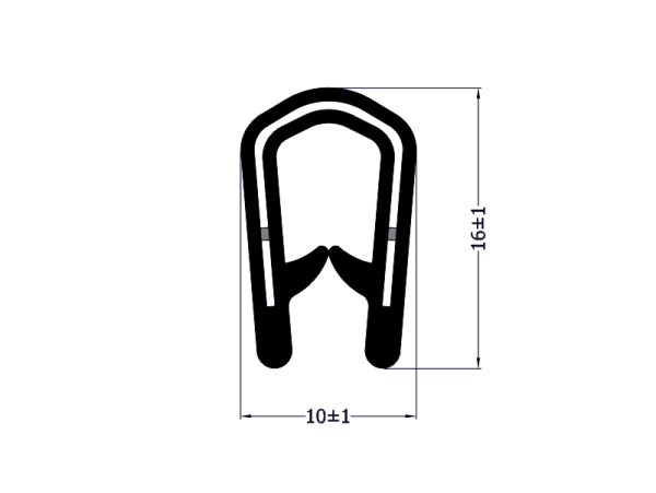 Canalina armata 10×16 2 alette