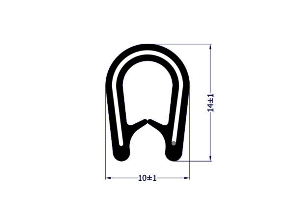 Canalina armata 10×13,5 2 alette