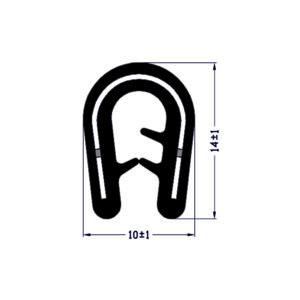 Canalina armata 10×13,5 3 alette
