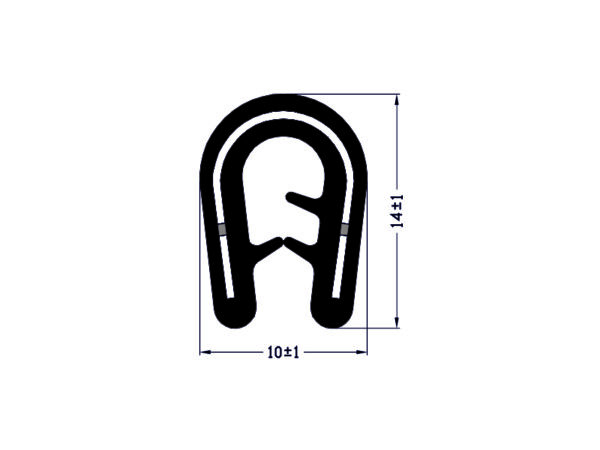 Canalina armata 10×13,5 3 alette