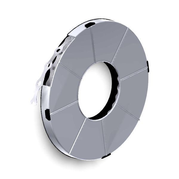 03 8 30 ROTOLO 30 mt NASTRO CONTINUO DENTATO INOX 3b132192