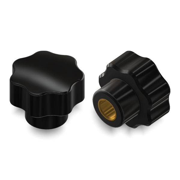 03 7 14 VOLANTINO 7 PUNTE CON BOCCOLA IN OTTONE LISCIA 82eb35da