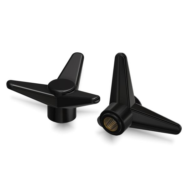 03 7 10 VOLANTINO 3 PUNTE CON BOCCOLA OTTONE FILETTATA fec57732